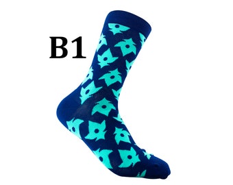 SAMSON® FUNKY FOOTBALL SOCKS DINOSAURS RUGBY HOCKEY PARTY FUNNY MENS WOMENS KIDS