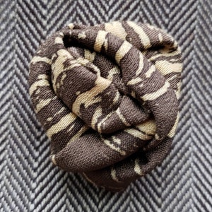 Pin de solapa para chaqueta de traje de hombre de Vintage Kimono seda / Unisex