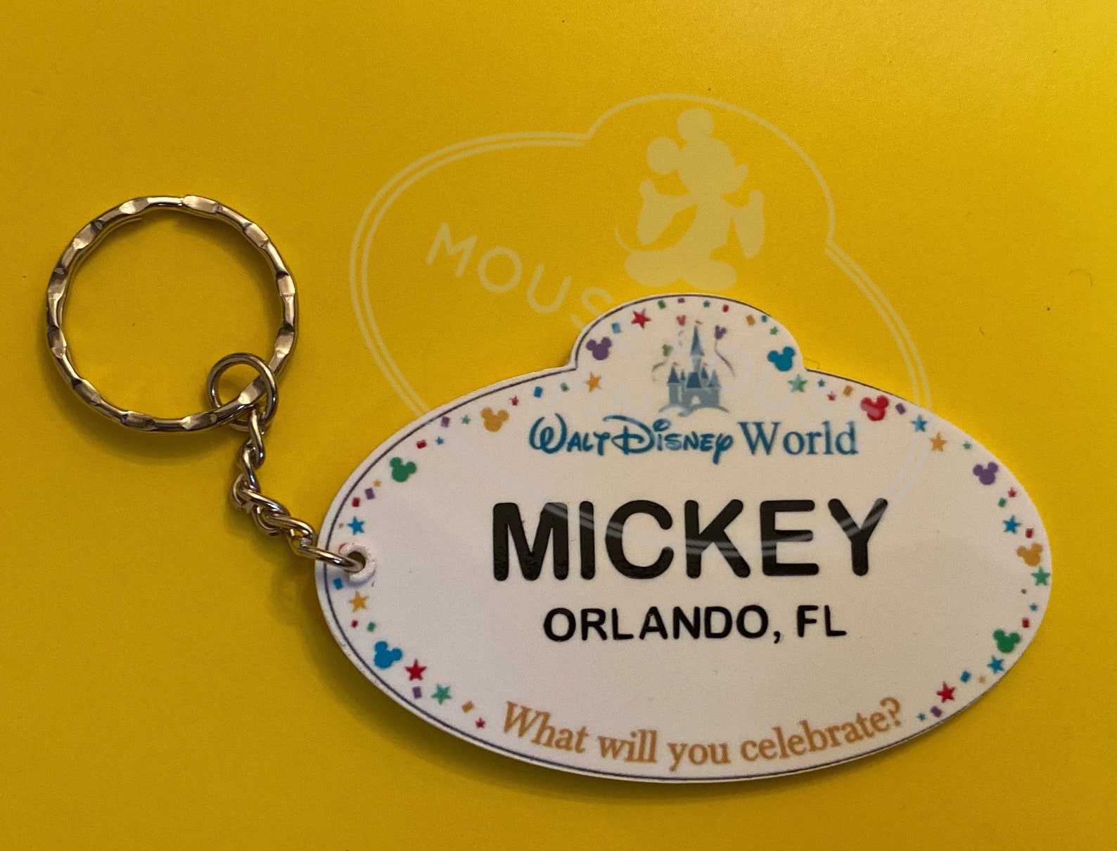 Walt Disney World Castmember style badge cast member keyring Etsy