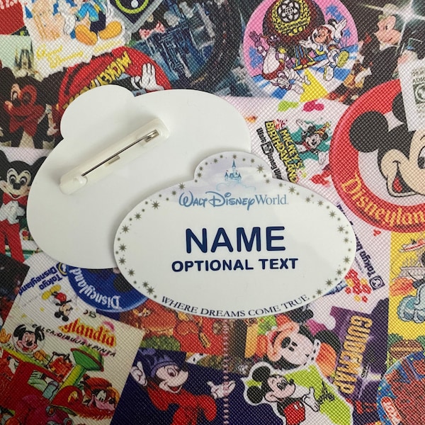 Disneyland Cast Member Badge Etsy