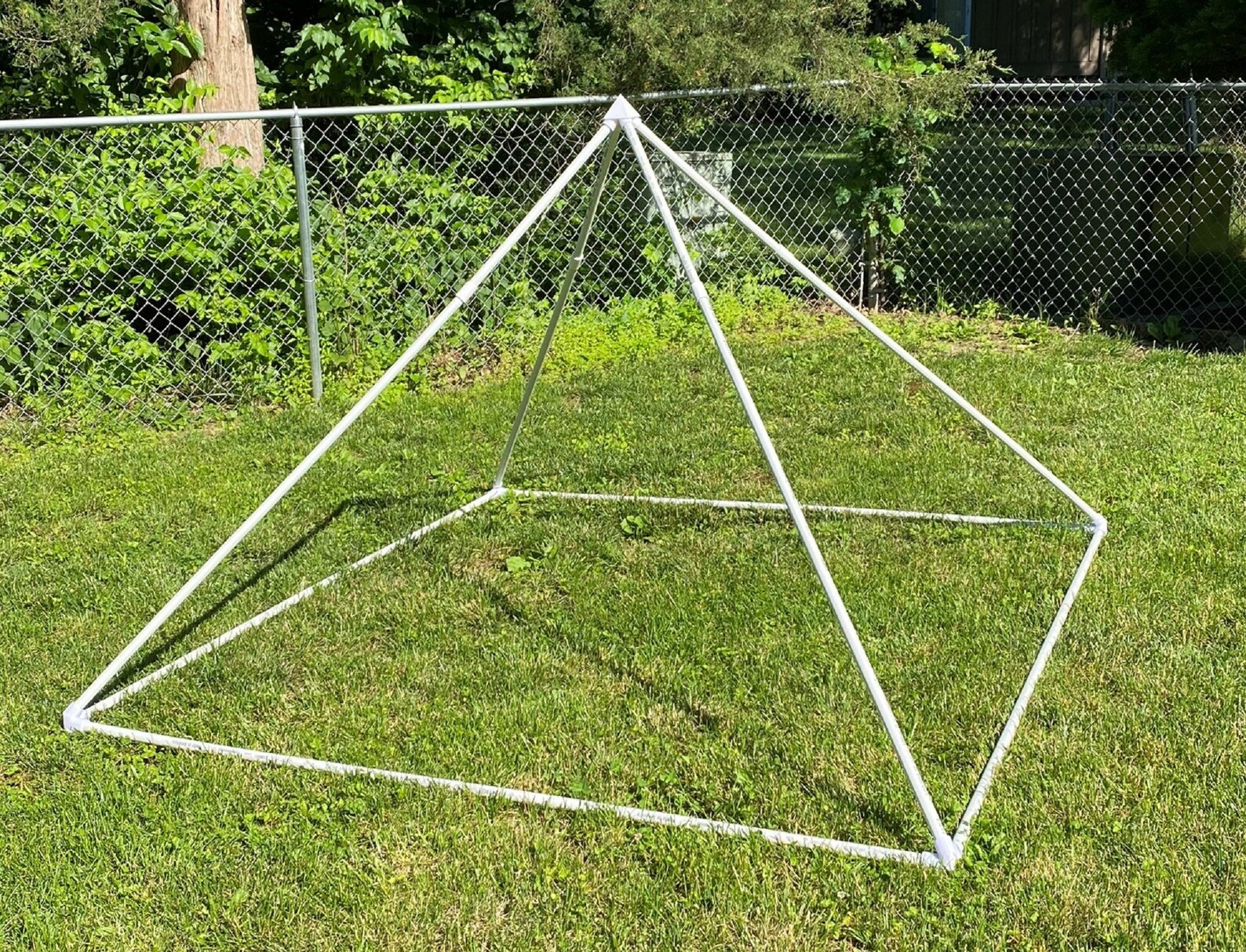 6 foot base PVC Meditation Pyramid Giza/Cheops Style Etsy