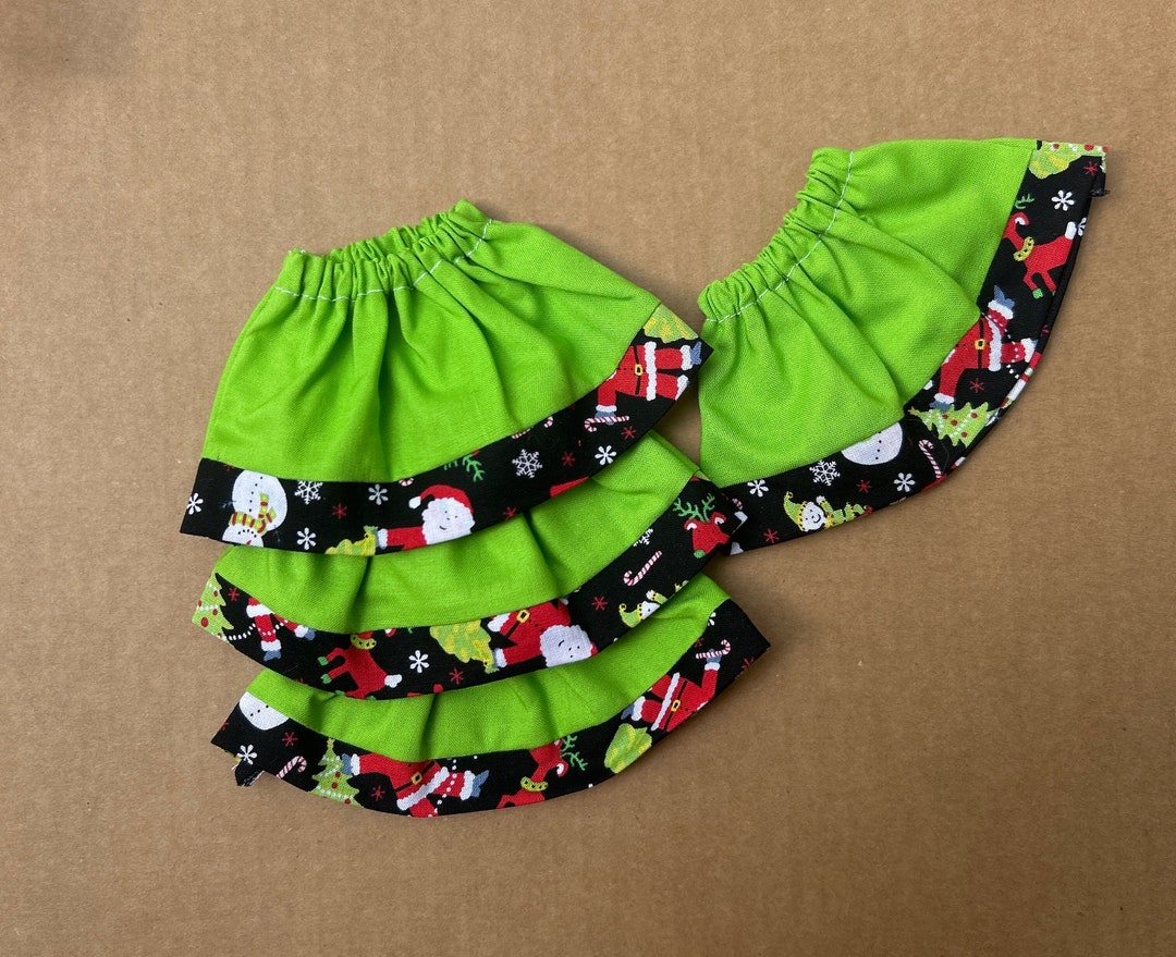 Elf Skirt Snowflake Elf Skirt Elf Doll Skirt Etsy