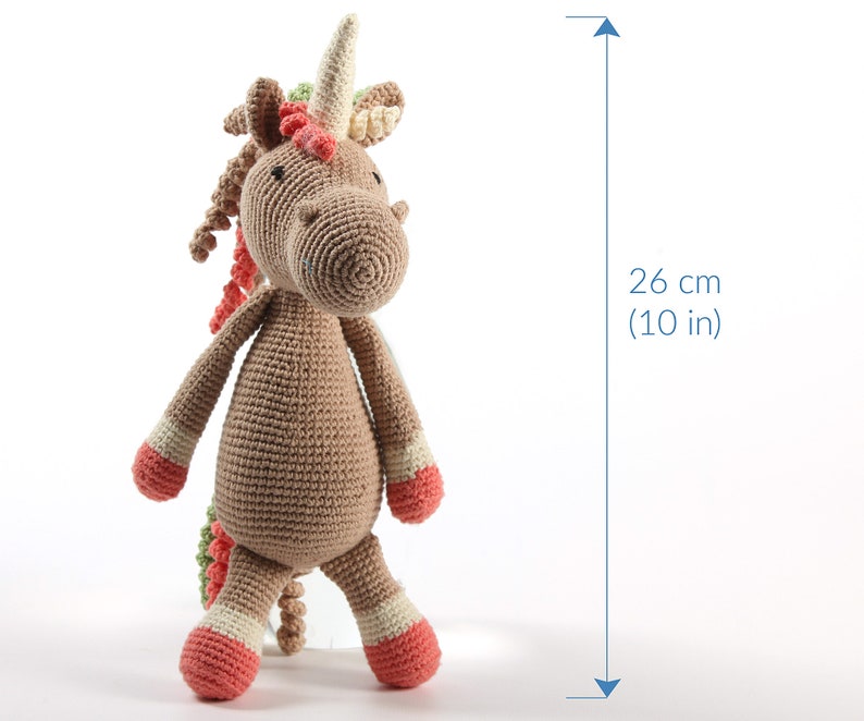 Crochet unicorn, handmade amigurumi toy, handmade unicorn, new baby shower gift, soft toy, baby gift, kids gift image 8