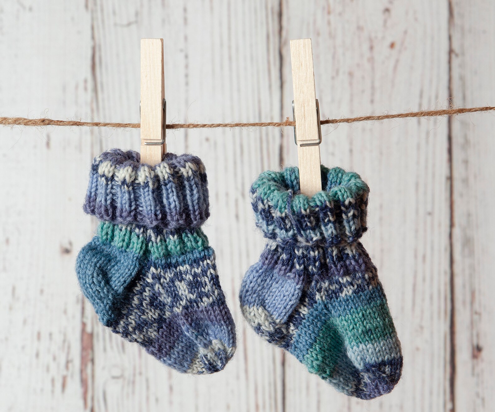 Colourful Baby Socks Hand Knitted Size 9cm 3.5 In Etsy