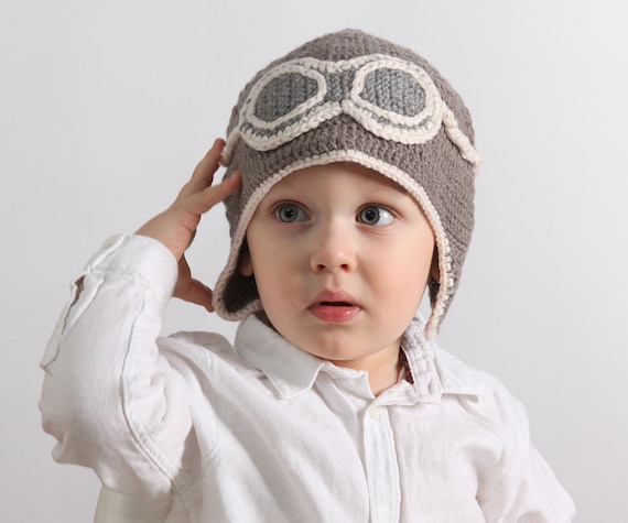 Pilot's Cap for Little Aviation or Automotive Lovers 2-4 Years Old