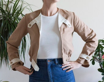 Sculptural Mid Century Cropped Jacket