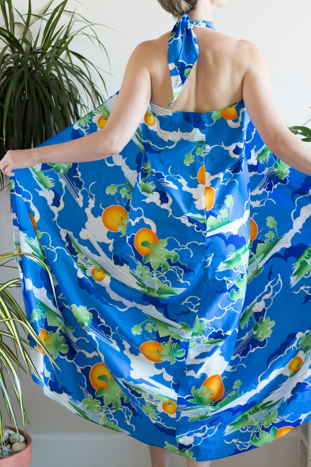 Tropical Beach Wrap Dress/skirt Etsy