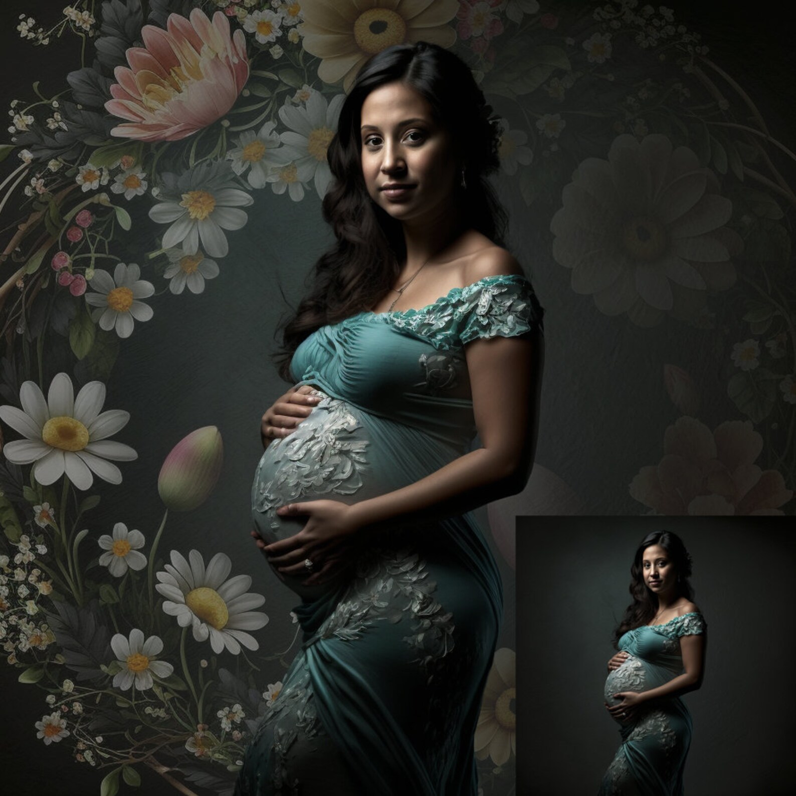 Spring Blooms: 12 Versatile Digital Backgrounds Featuring Beautiful ...