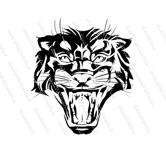 Panther Head Svg Png and Jpeg Eps Dxf Files Instant - Etsy