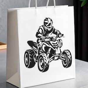 Quad Bike Rider Svg, Png, Eps, Dxf, Instant Download, Vector, Vehicle Logo Svg, Silhouette Svg, Quad Bike Cutting File, Tshirt, Car Logo