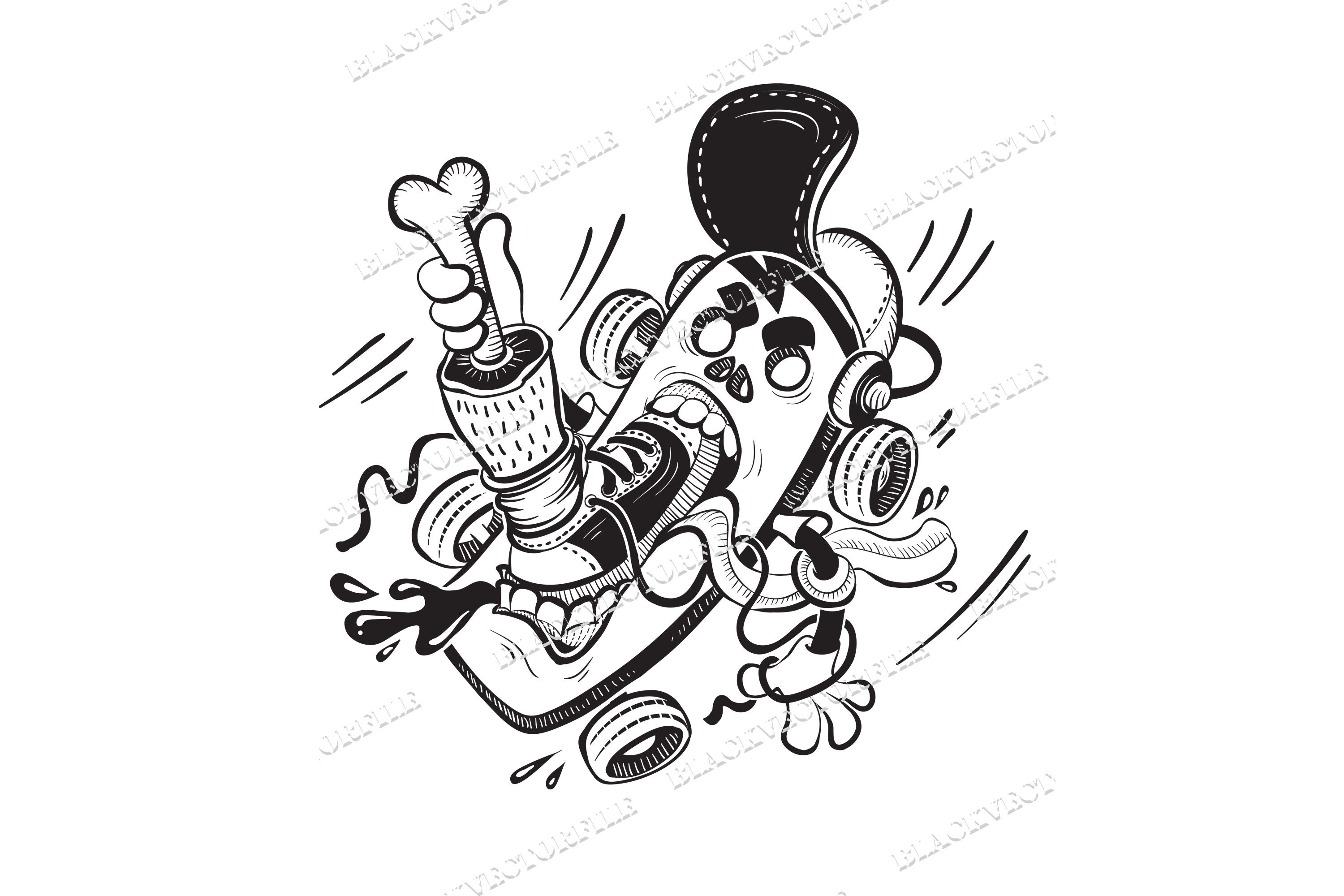 Skate Graffiti in Svg PNG and JPEG EPS Files Instant Etsy