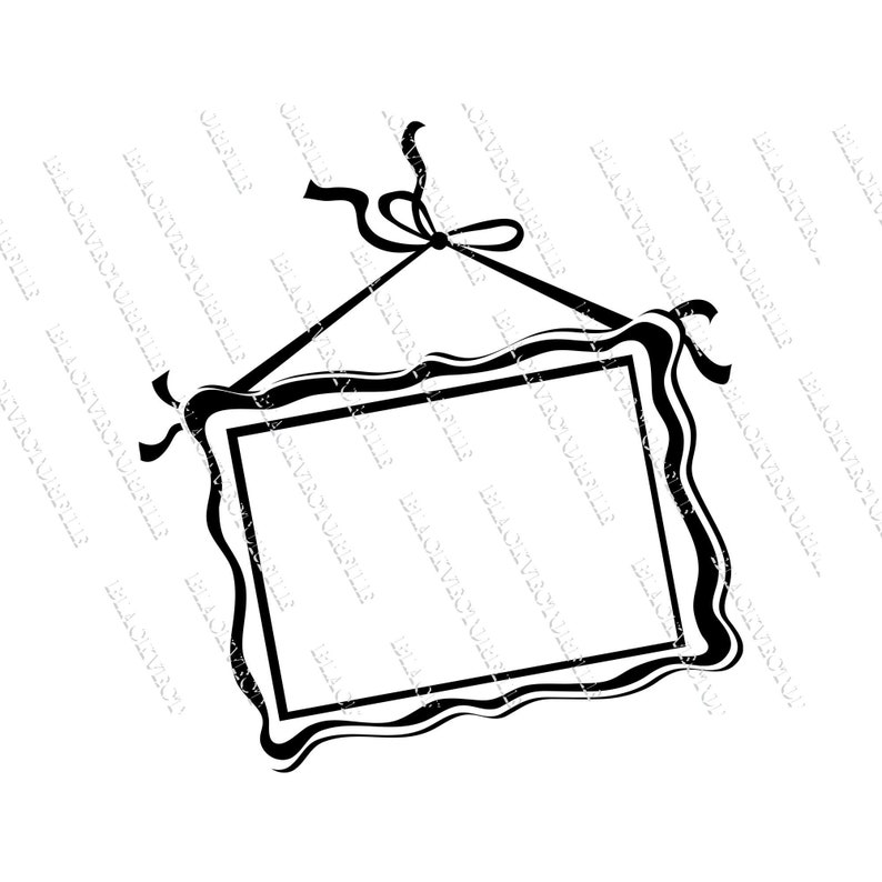 Dxf Files Framework Design File Cutting File Vector Files Framework Svg Eps Instant Download Framework Silhouette Png and Jpeg Logo