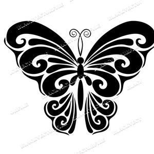 Butterfly Silhouette SVG: Cut Files for Cricut, Silhouette (Digital Download)