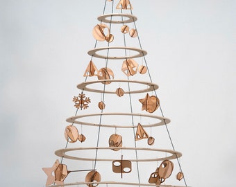 The Wooden Alberello Christmas Tree (decorations sold separately)