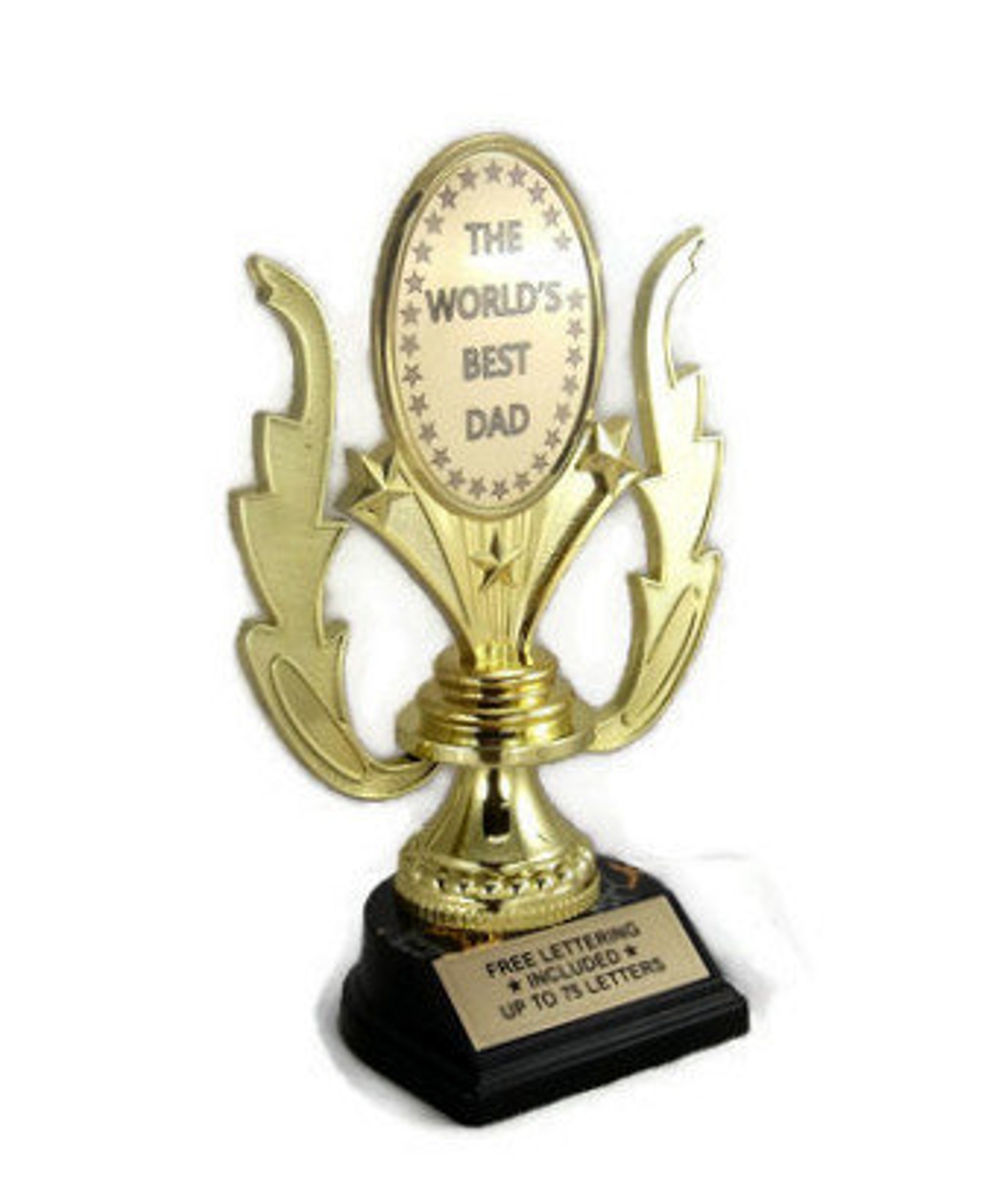 The World's Best Dad Trophy Dad Parent Love Friend - Etsy