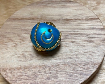 Aqua boho bead