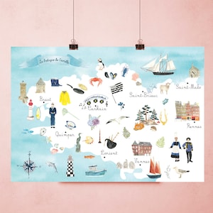 Map Bretagne