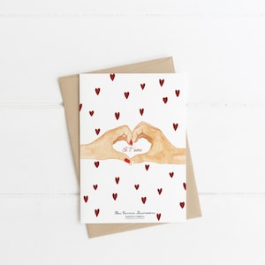 Carte de voeux je t'aime