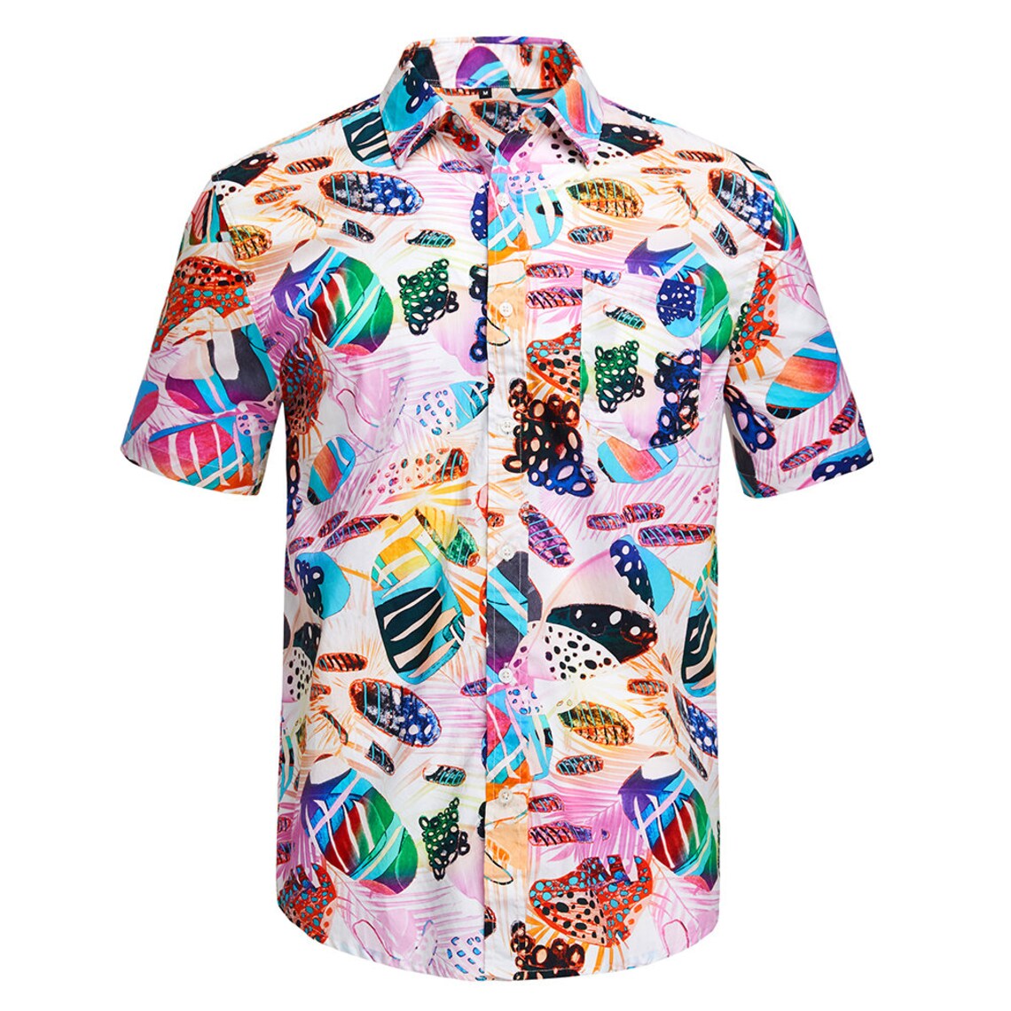 MaaMgic Mens Short Sleeve Funny Hawaiian Shirts Etsy