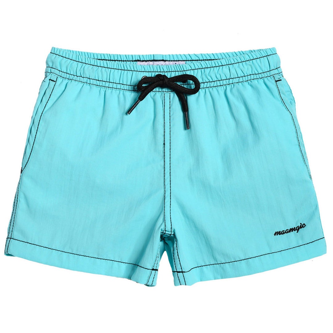 Maamgic Boys Solid Swim Trunks Etsy