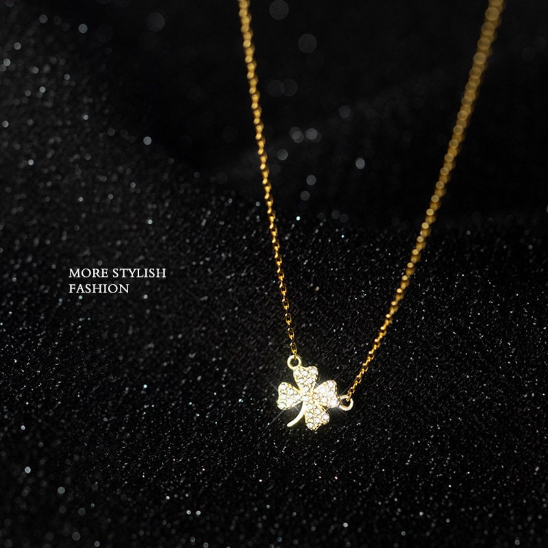 ☆ENGBROX☆ silver925 my clover necklace EBNL22001 Designer fashion, Seoul-fully created | W Concept
