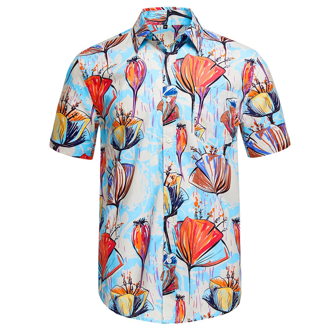Mens Short Sleeve Funny Hawaiian Shirts Etsy