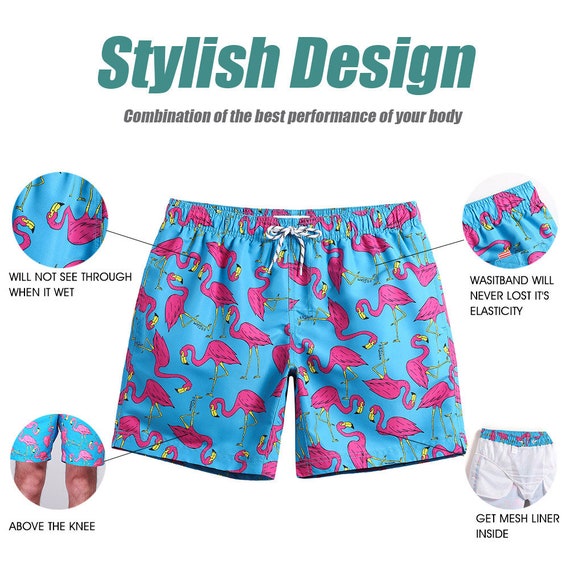 flamingo bathing suit mens