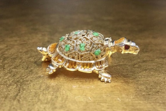 Animal Gift Pin, Silver Pin, Turtle Jewelry, Turtl