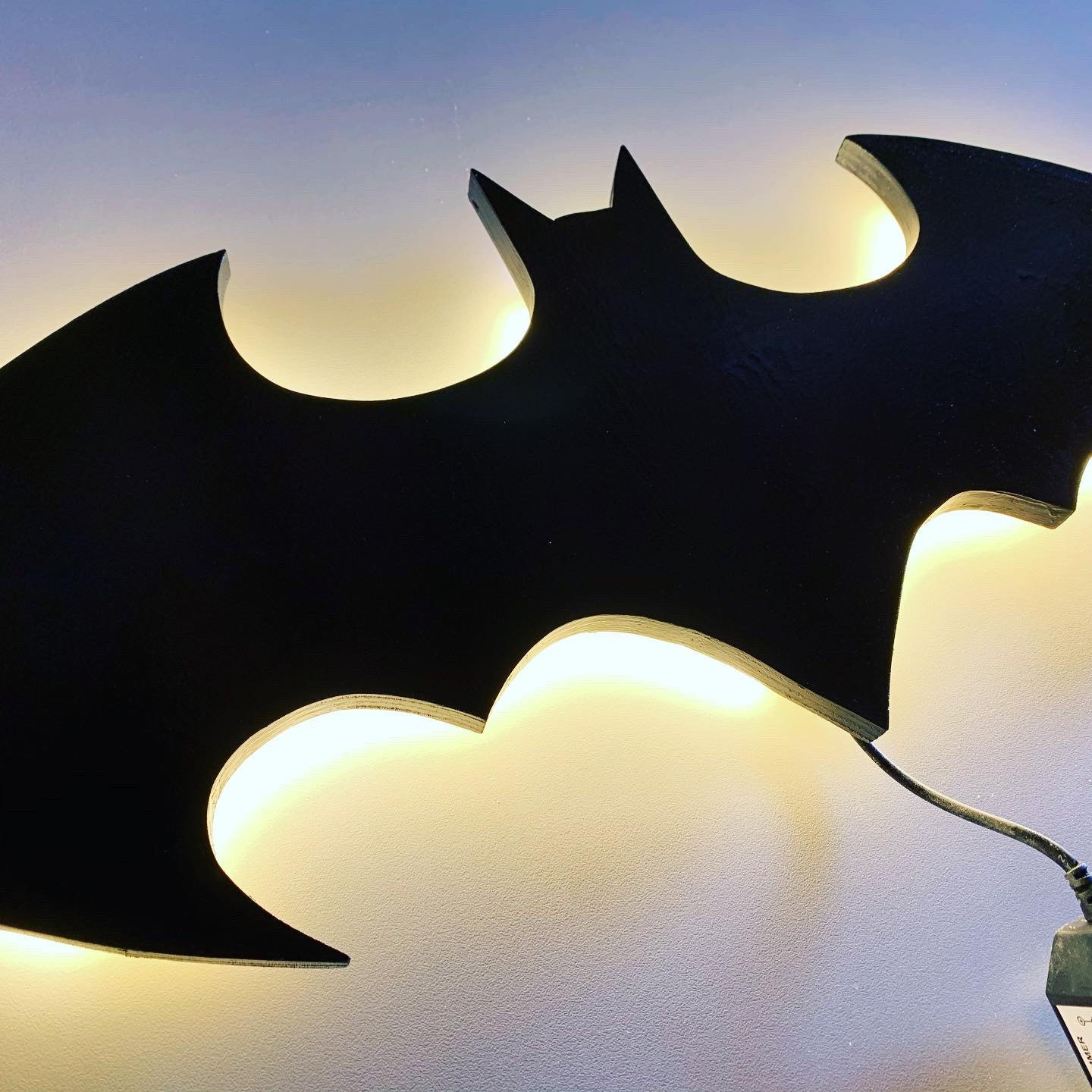 Batman Wood LED Sign, DC Universe, Comics, Justice League - Etsy