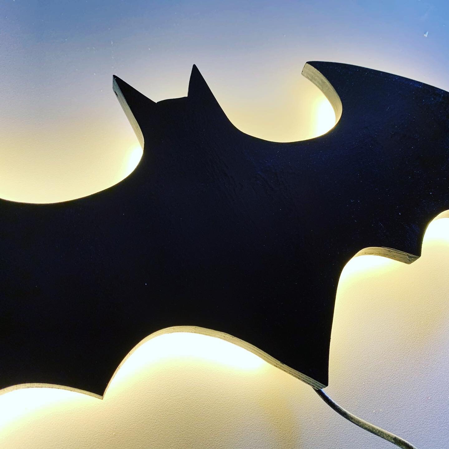 Batman Wire Sign Batman Wood LED Sign, DC Universe, Comics, Justice League - Etsy