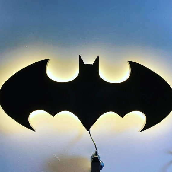 Batman Wood LED Sign, DC Universe, Comics, Justice League - Etsy