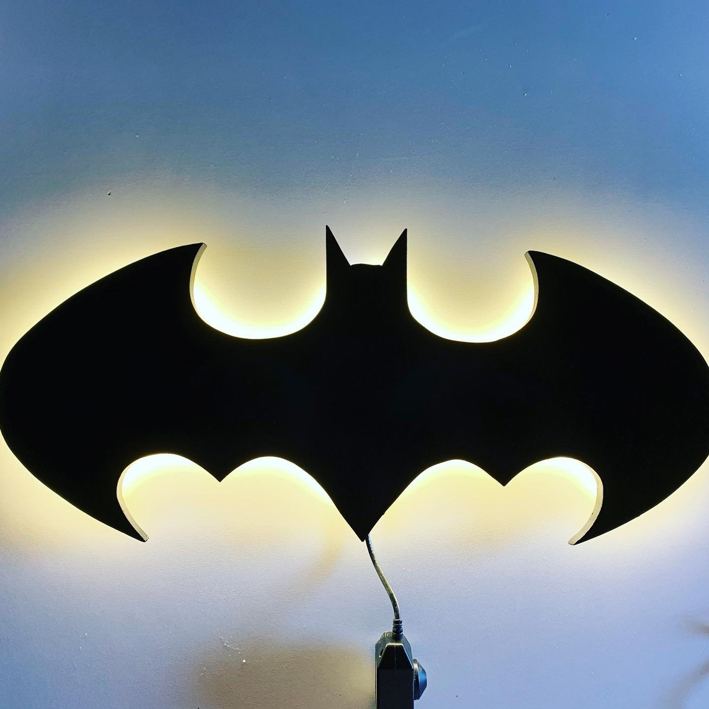 Batman Wood LED Sign, DC Universe, Comics, Justice League - Etsy