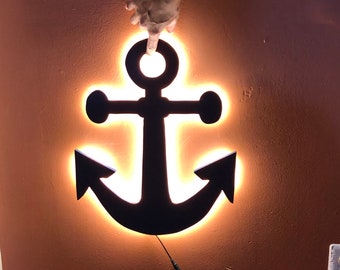 Illuminated Anchor with dimmable LED lighting