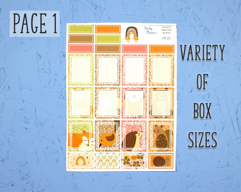 Bullet Journal Printable Stickers PNG Files for Cricut Etsy