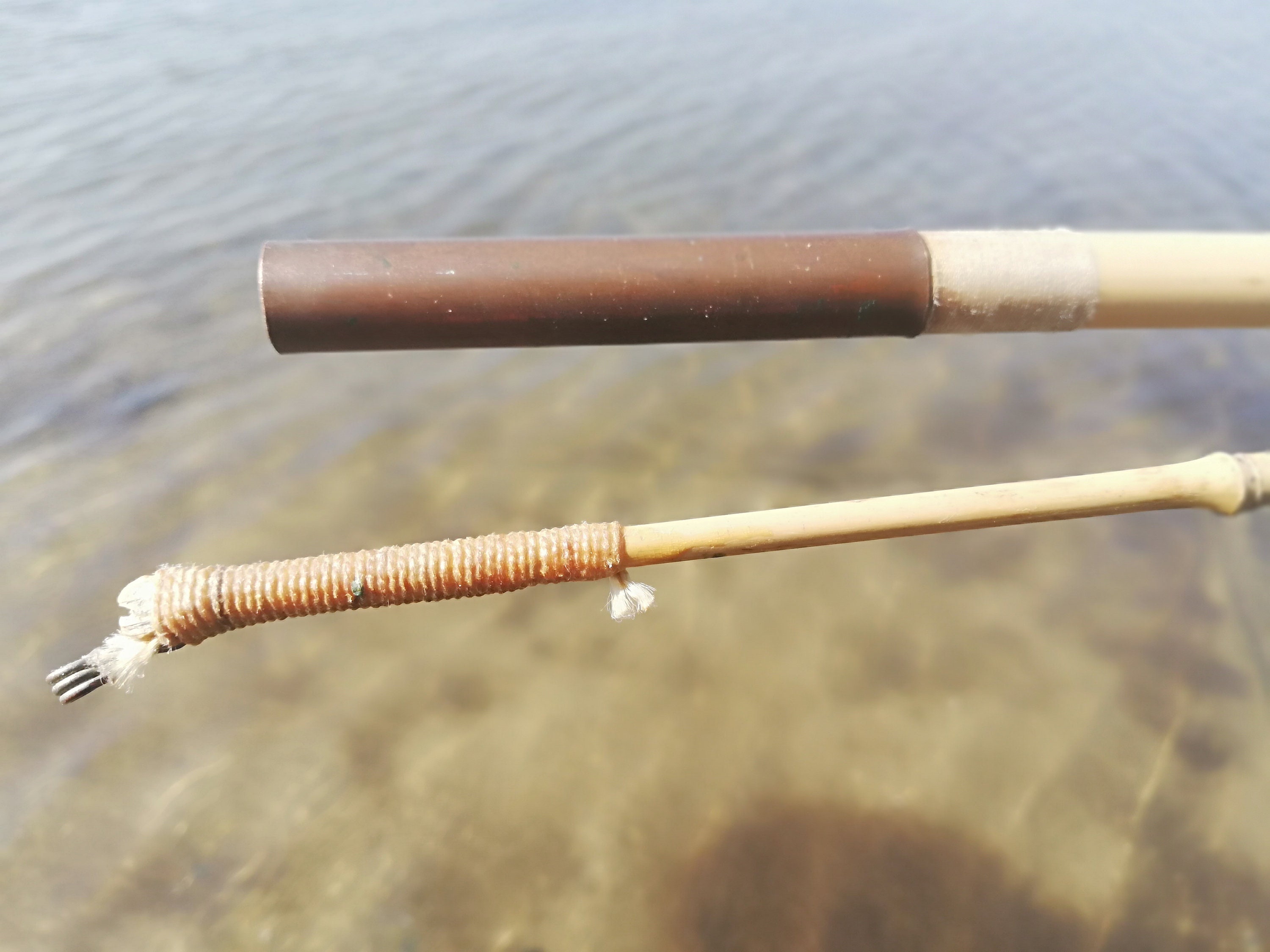 Vintage Fishing Rod From 60s Bamboo Fishing Rod Fisherman's Rod