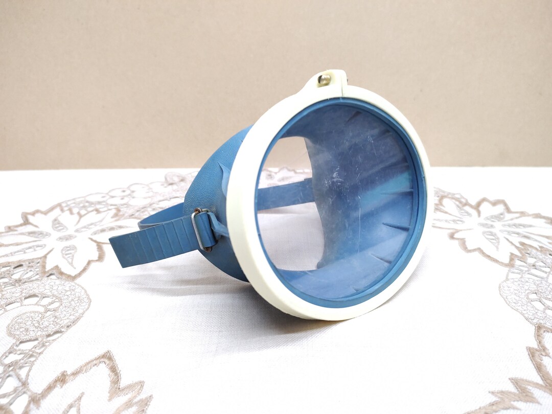 Vintage Rubber Diving Mask Retro Swim Mask Brit Marine Etsy