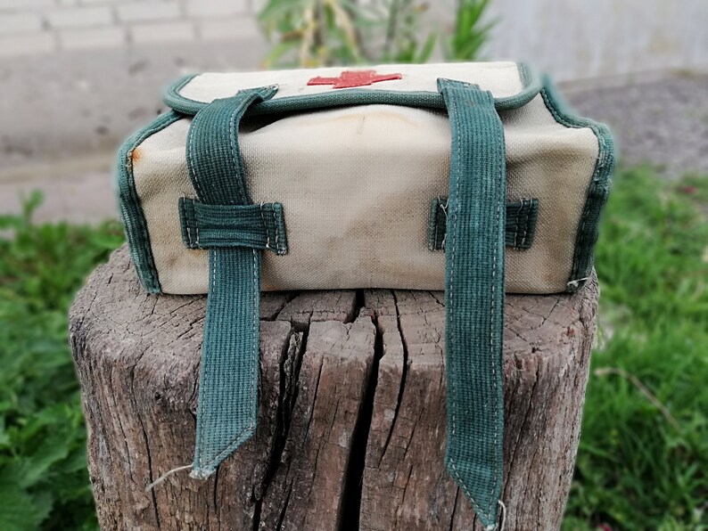 Vintage Military Medical Bag From 50s Small Doctor's Etsy