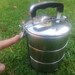 Vintage Food Container Stainless Steel Lunch Boxes Set of Three Food ...