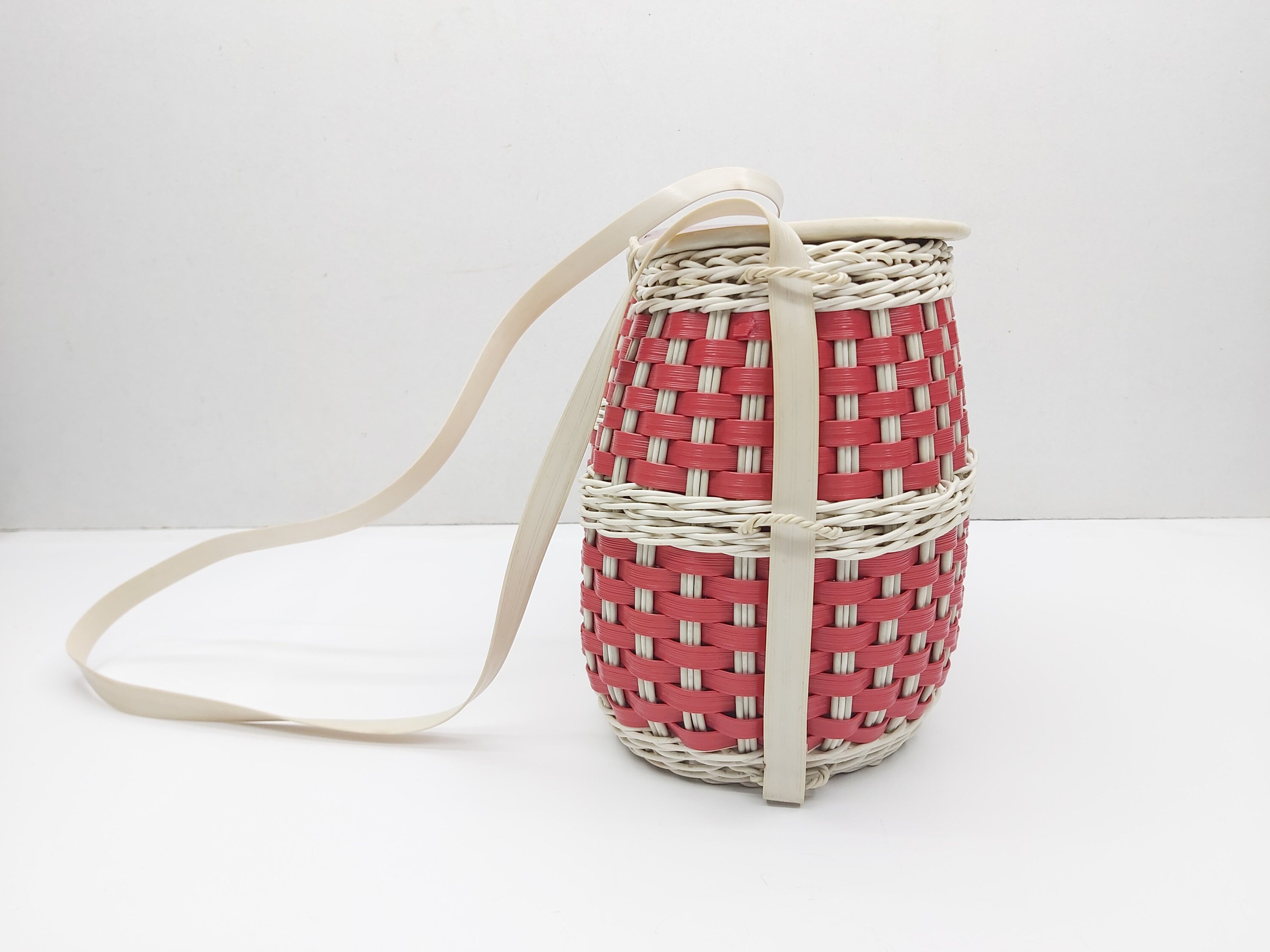 Ancien Panier Créel En Osier Pour Pêche à La Mouche - Déco Cabane Ou Pêcheur