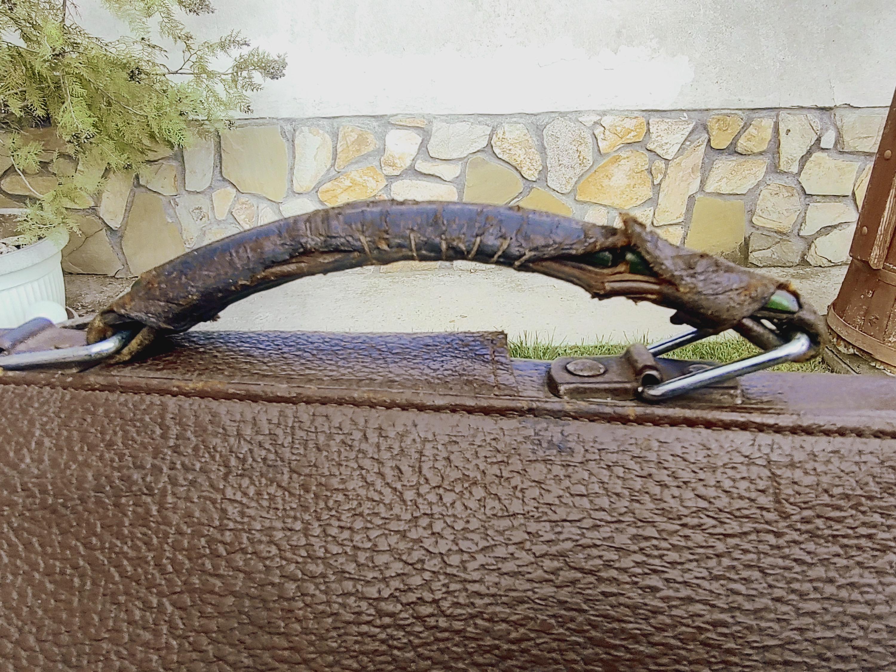 ヴィンテージ風レザードクターバッグ - 1940年代のグラッドストーン