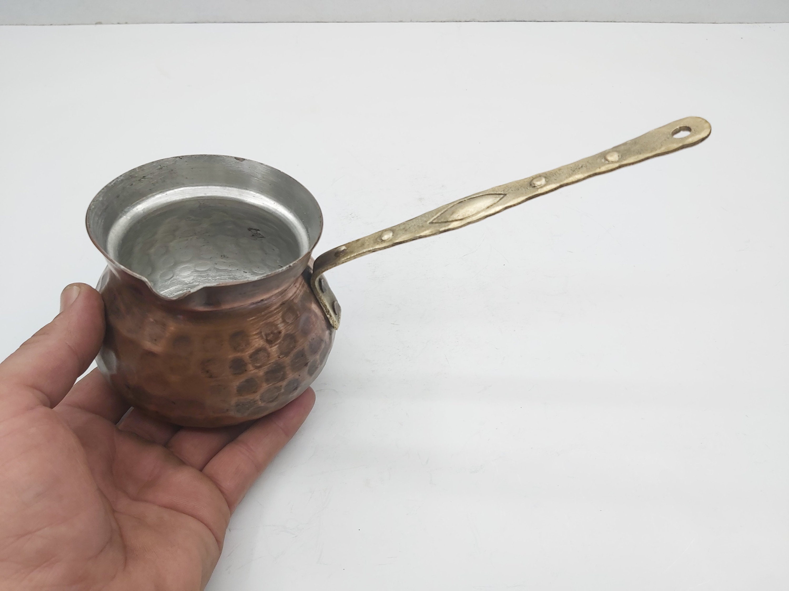 Turkish Coffee Maker Pot handmade Copper coffee maker Coffee pot Coffee Maker Copper cookware Vintage coffee maker