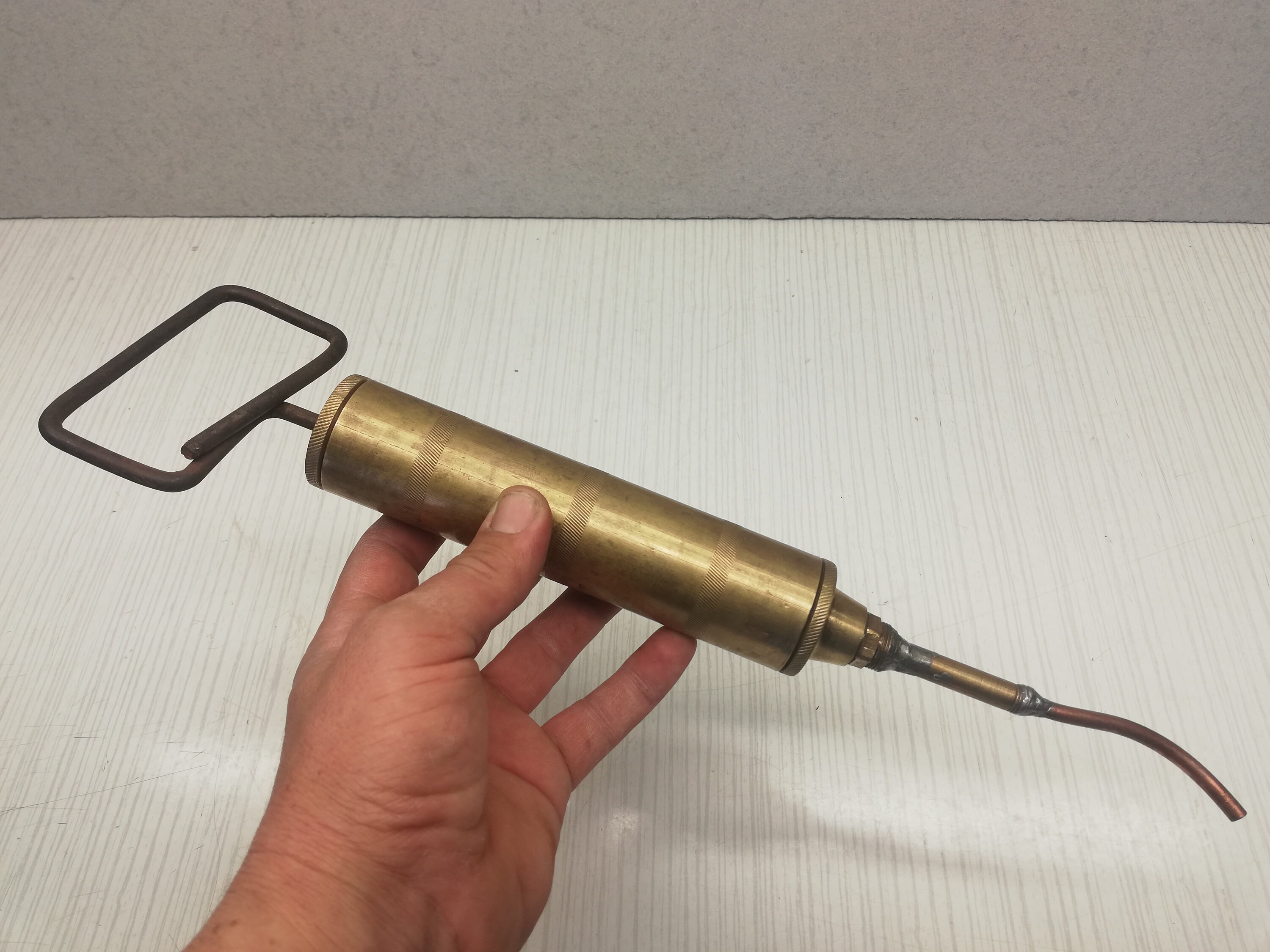 Brass Grease Gun Vintage Grease Pump Tecalemit Manual Etsy