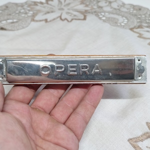 Vintage harmonica OPERA - Poland harmonica - Musical mouth instrument - Harmonica melodia - Pocket musical instrument 70&#39;s - Collectible toy