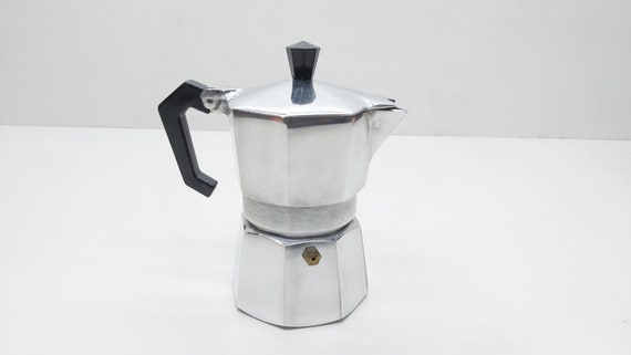 Vintage Cuban Stove Top Coffee Maker Aluminum Percolator Small