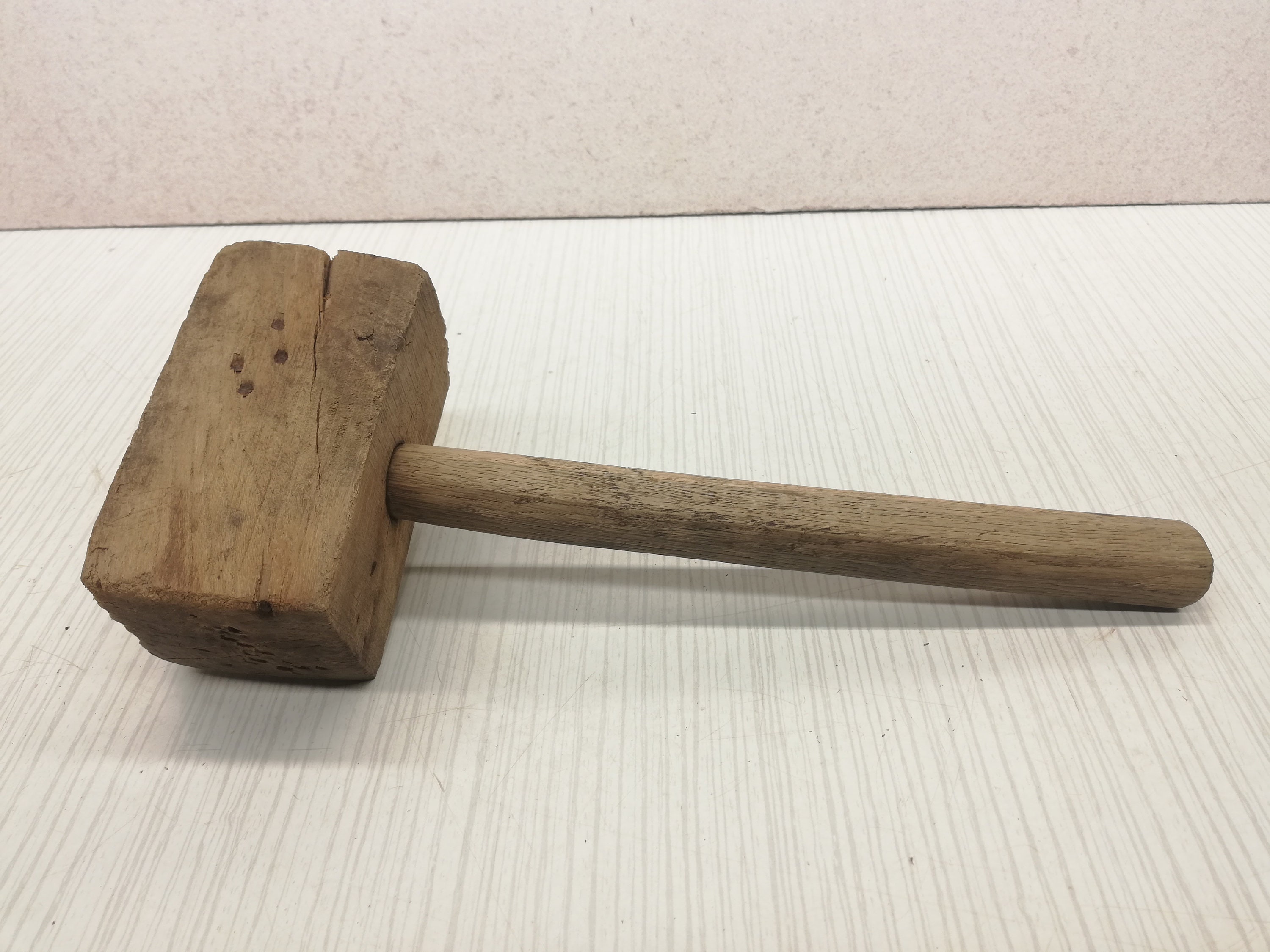 Antique wooden mallet deals