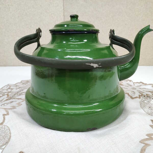 Green Teapot Etsy