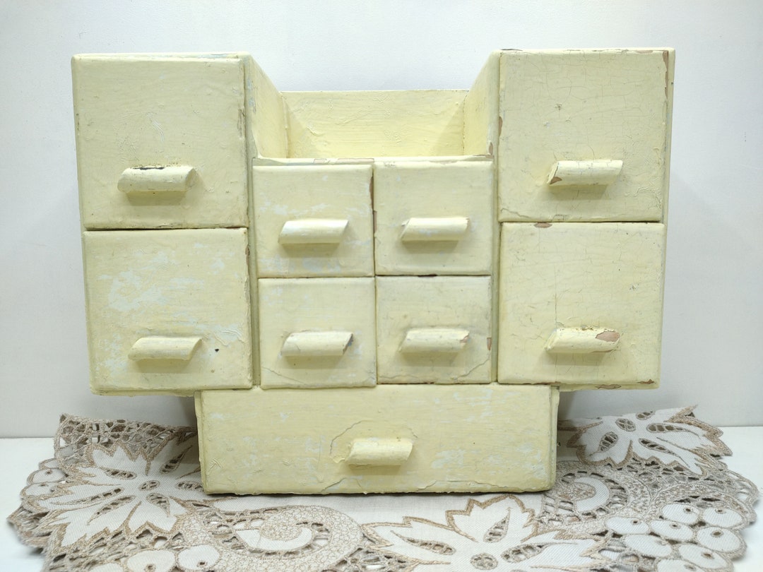 Vintage Kitchen Shelf Wall Hanging Wooden Spice Etsy