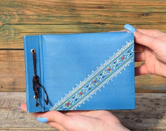 Retro Photo Album from 60s: Leatherette Memory Book