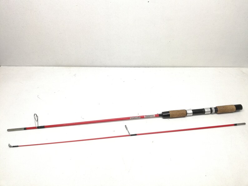 Vintage Fishing Pole GERMINA Fishing Rod Cork Handle Etsy