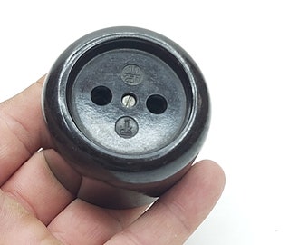 Vintage Brown Bakelit Steckdose - Europäische Steckdose 250V-10A